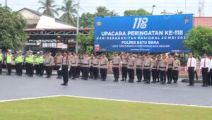 Polres Batu Bara Laksanakan Upacara Peringatan Hari Kebangkitan Nasional ke-118 Tahun 2026