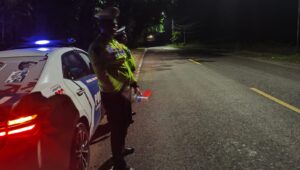 Sat Lantas Polres Batu Bara gelar patroli blue light malam minggu, antisipasi laka lantas dan kemacetan
