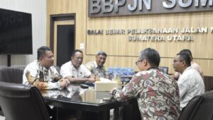 Wabup Asahan Rianto Koordinasi dengan BBPJN Sumut, Bahas Pelaksanaan Inves Jalan Daerah
