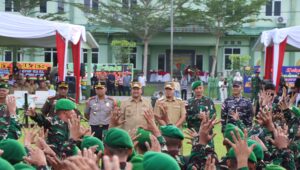 Kapolres Batu Bara Hadiri Penyambutan Personel Satgas Pamtas RI–PNG Yonif 126/KC TA 2026