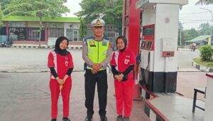 Sat Lantas Polres Batu Bara Rutin Pantau Keamanan dan Ketertiban di SPBU