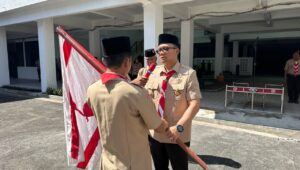 Wakil Wali Kota Tanjungbalai Melepas Keberangkatan 34 Kontingen Pramuka Tanjungbalai Ikuti Jamnas XII di Cibubur
