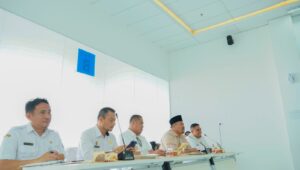 Komitmen Tingkatkan Pelayanan Kesehatan, Bupati Baharuddin Bertemu Dokter RSUD H. OK Arya Zulkarnain