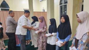 Kapolres Batu Bara Gelar Pengajian dan Santunan, 20 Anak Yatim Terima Bantuan