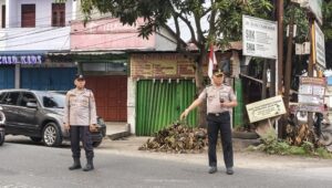 Polres Batu Bara Gelar Strong Point Pagi, Amankan Aktivitas Masyarakat dan Pelajar