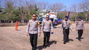 Wakapolda NTB Patroli Udara dan Cek Pos Pengamanan MotoGP Mandalika