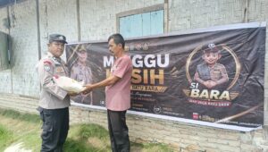 Polres Batu Bara dan Jajaran Polsek Gelar Minggu Kasih, Salurkan Bantuan Sembako kepada Masyarakat